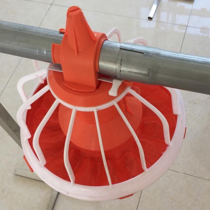 Automatic poultry equipment for farm house ground floor feeding line chicken Feed System