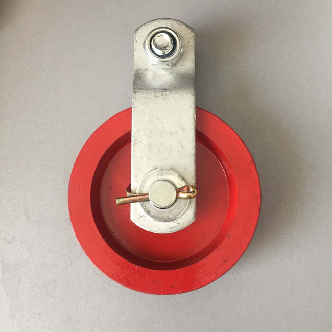 poulie en nylon de fonte de 20mm 45mm 90mm pour la ferme de système d'alimentation de maison de poulet de volaille d'entrée d'air